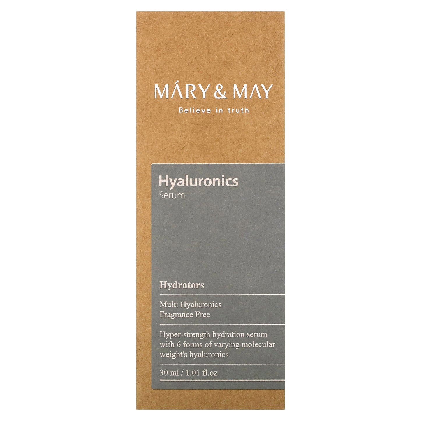 Mary & May, Hyaluronics Serum, 1.01 fl oz (30 ml)
