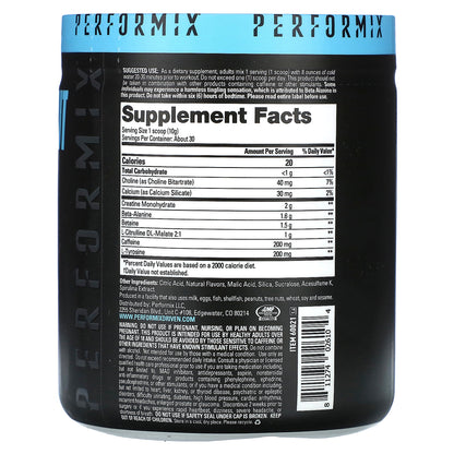 Performix, Ion Performance Pre-Workout + Creatine, Blue Ice , 10.7 oz (303 g)