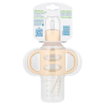 Dr. Brown's, Sippy Spout Bottle, 6 Months +, Cream, 8 oz (250 ml)