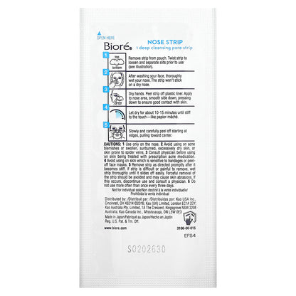 Biore, Deep Cleansing Pore Strips, The Original , 14 Nose Strips