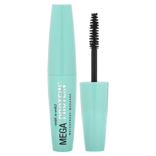 wet n wild, Mega Protein Waterproof Mascara, C154A Very Black, 0.21 fl oz (6 ml)