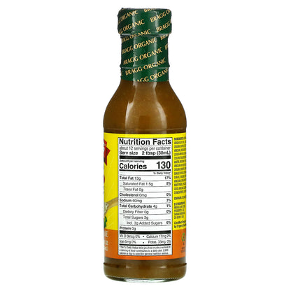 Bragg, Organic Dressing & Marinade with Apple Cider Vinegar, Ginger & Sesame, 12 fl oz (354 ml)