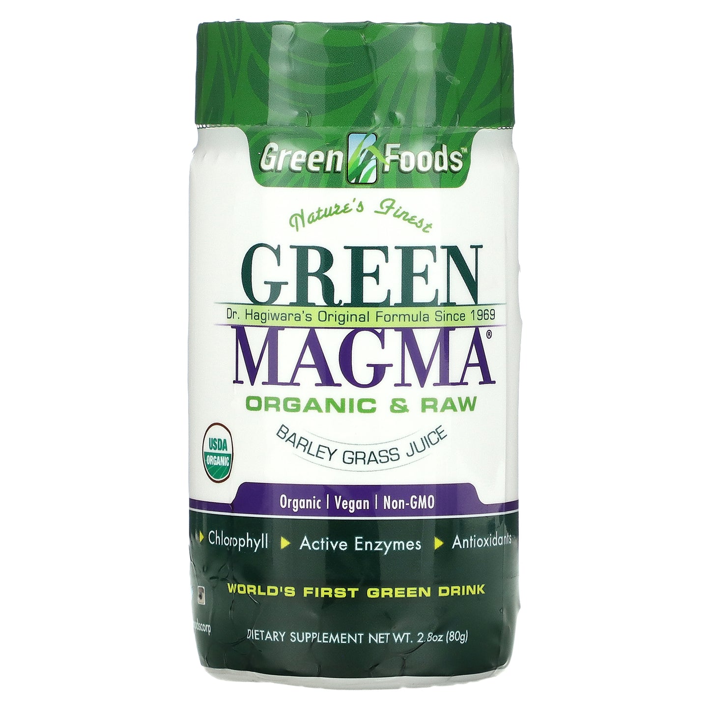 Green Foods, Green Magma®, Barley Grass Juice Powder, 2.8 oz (80 g)