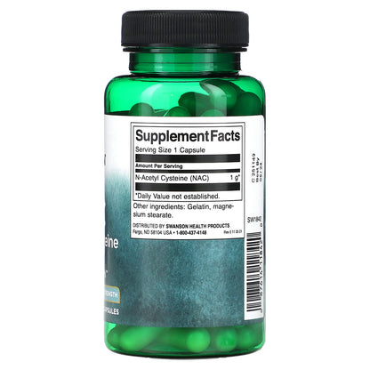 Swanson, NAC N-Acetyl Cysteine, 1,000 mg, 60 Capsules