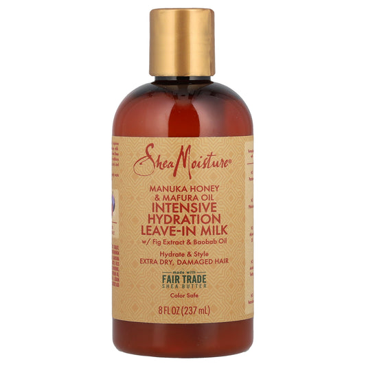 SheaMoisture, Intensive Hydration Leave-In Milk with Fig Extract & Baobab Oil, 8 fl oz (237 ml)