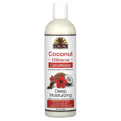 Okay Pure Naturals, Conditioner, Coconut Hibiscus, 12 fl oz (355 ml)