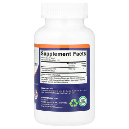 Vitamatic, TMG, 1,000 mg, 120 Tablets