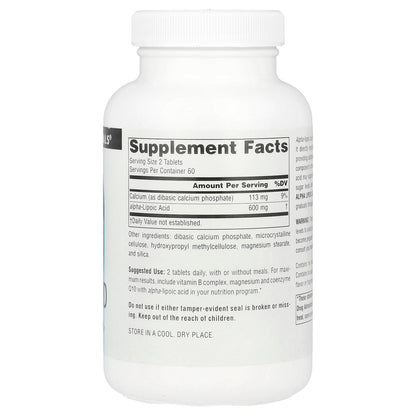 Source Naturals, Alpha Lipoic Acid, Timed Release, 120 Tablets