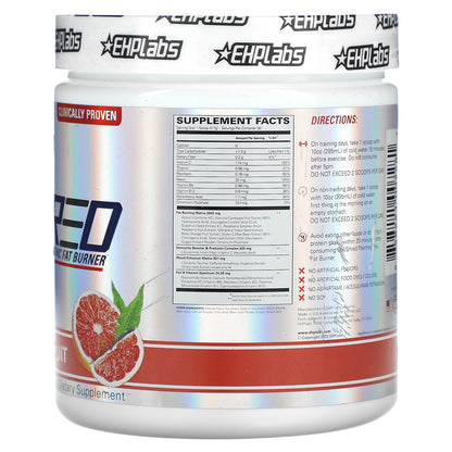 EHPlabs, OxyShred, Thermogenic Fat Burner, Pink Grapefruit, 9.9 oz (282 g)