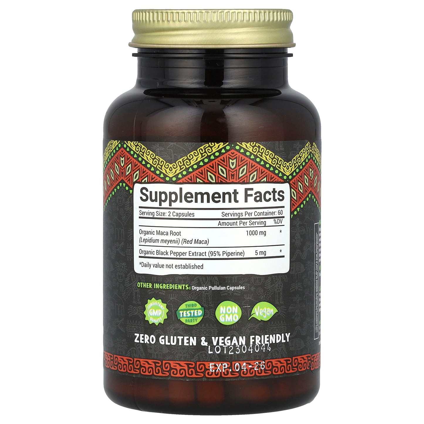 Maju Superfoods, Maju's Red Maca, 120 Capsules