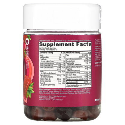 OLLY, Women's Multi, Blissful Berry, 130 Gummies