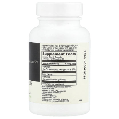 DaVinci Laboratories, Vitamin K2 Plus, 60 Capsules