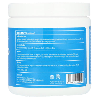 Real Mushrooms, Daily Dawg Bulk Powder, For Dogs, 2.65 oz (75 g)