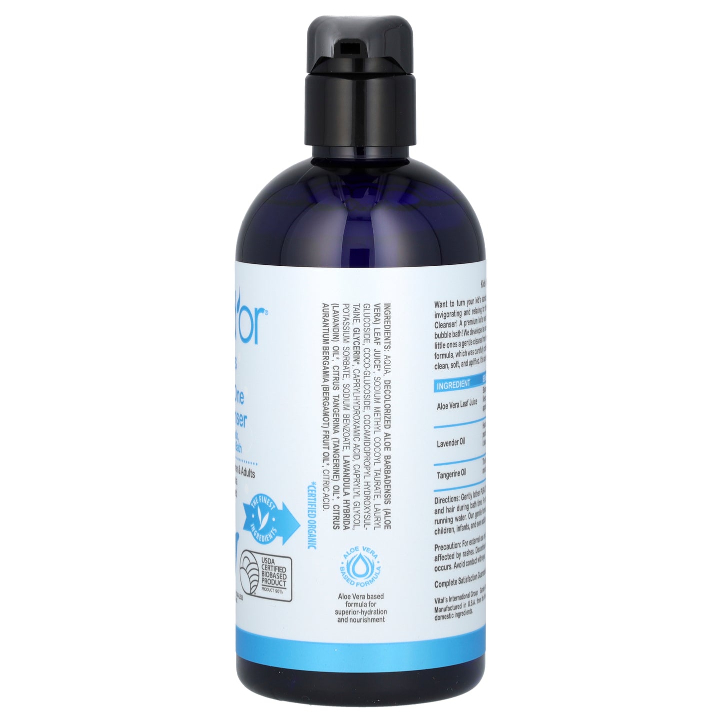 Pura D'or, Kids All-in-One Gentle Cleanser, 16 fl oz (473 ml)