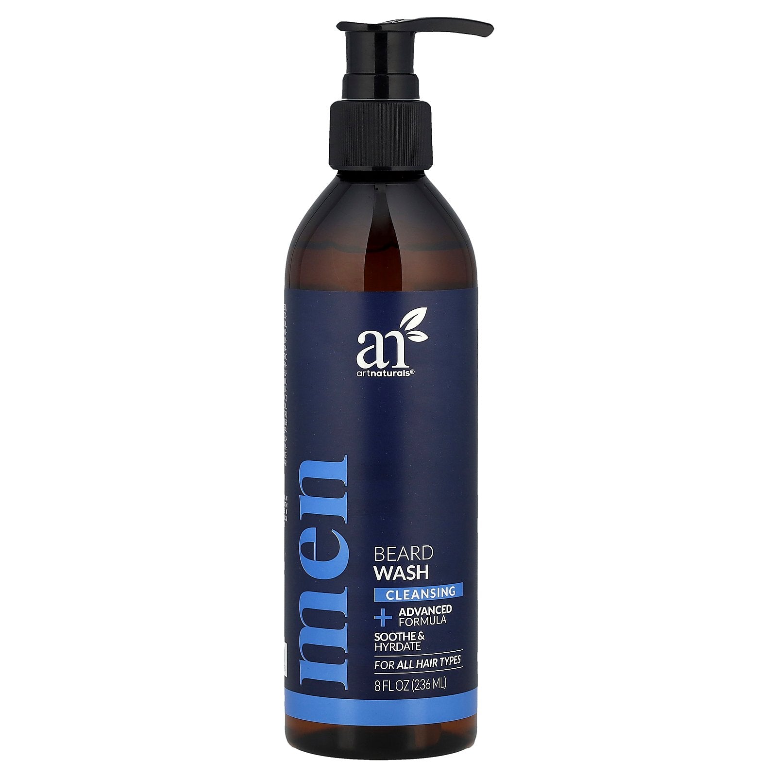 artnaturals, Men, Beard Wash, For All Hair Types, 8 fl oz (236 ml)