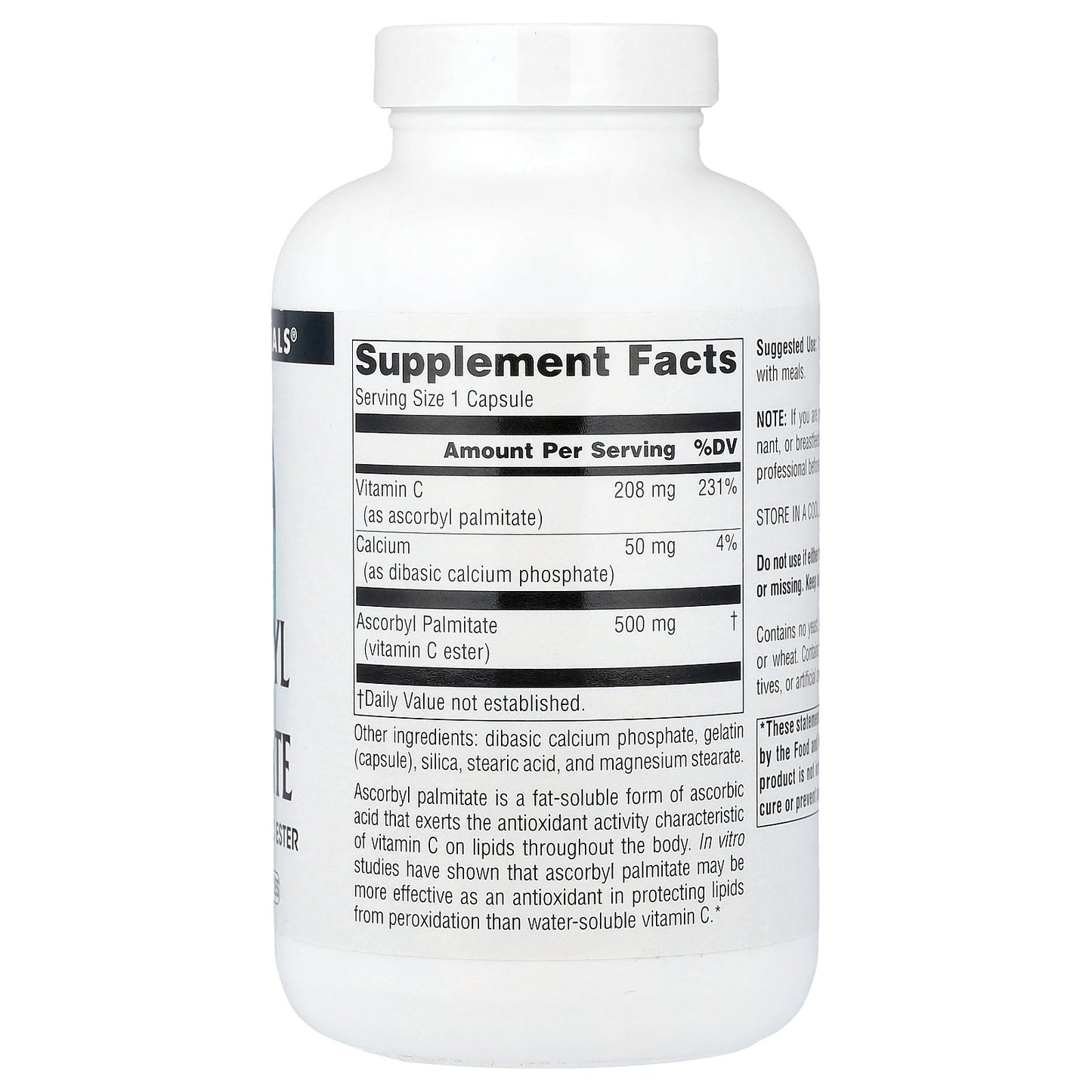 Source Naturals, Ascorbyl Palmitate, 180 Capsules