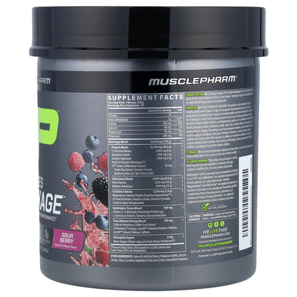 MusclePharm, Pro Series Wreckage™, Pre-Workout, Sour Berry, 15.5 oz (440 g)