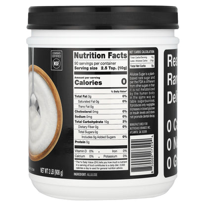 RxSugar, Allulose Sugar, 2 lb (908 g)