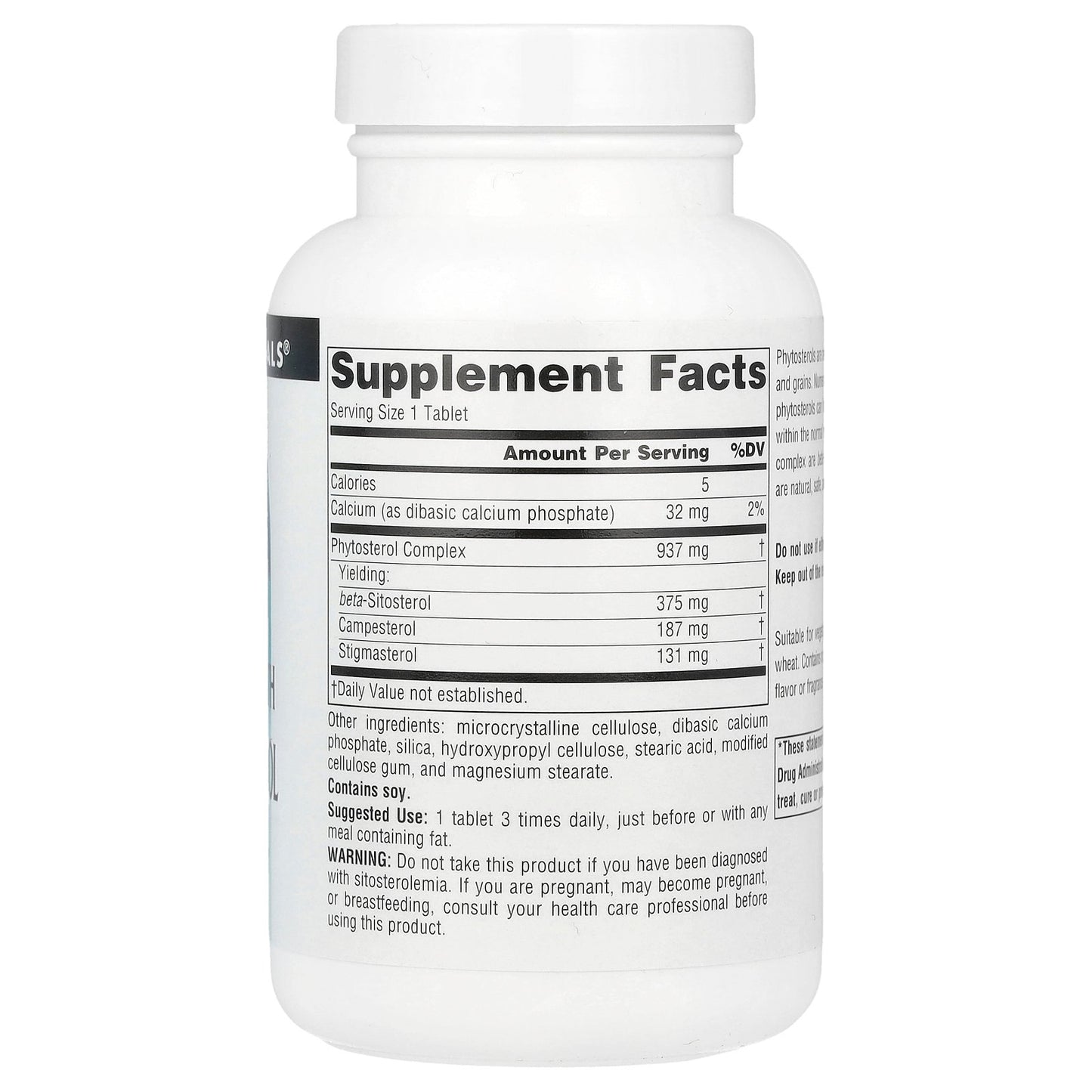 Source Naturals, Mega Strength Beta Sitosterol, 60 Tablets