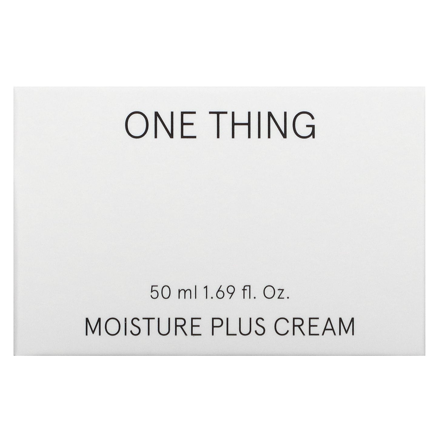 One Thing, Moisture Plus Cream, 1.69 fl oz (50 ml)