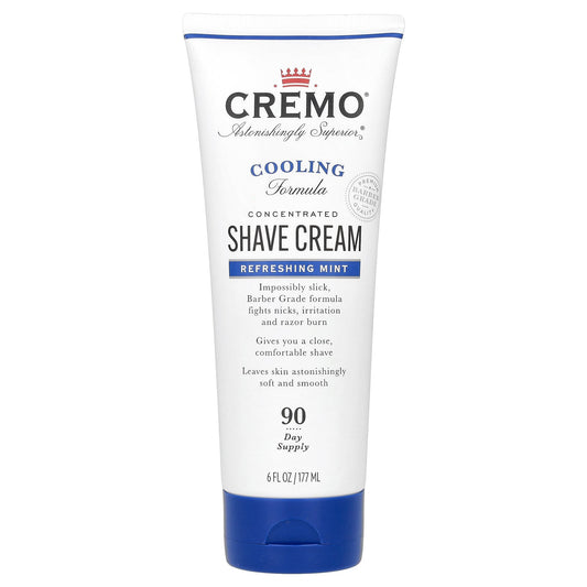 Cremo, Shave Cream, Refreshing Mint, 6 fl oz (177 ml)