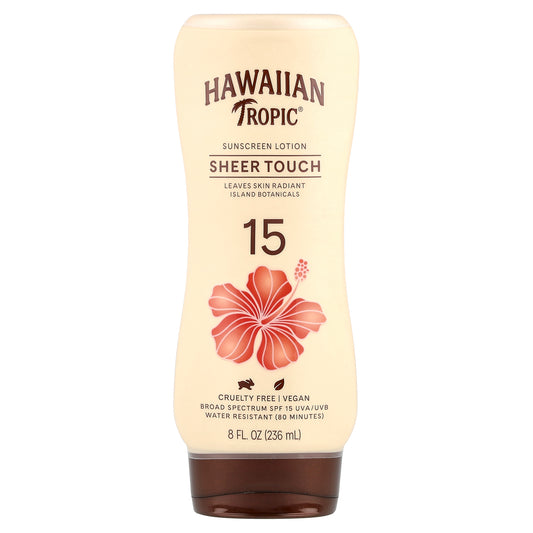 Hawaiian Tropic, Sheer Touch, Sunscreen Lotion, SPF 15, 8 fl oz (236 ml)