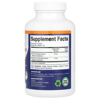 Vitamatic, Lutein & Zeaxanthin, 240 Softgels
