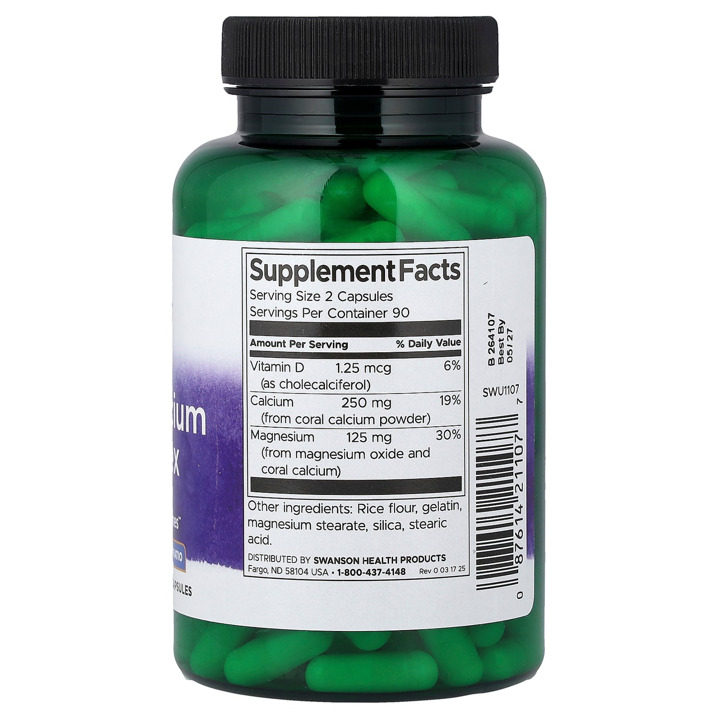 Swanson, Coral Calcium Complex, 180 Capsules