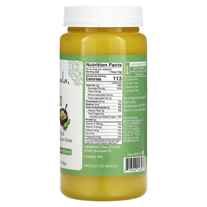 Kevala, Avocado Ghee, 17.6 oz (500 g)