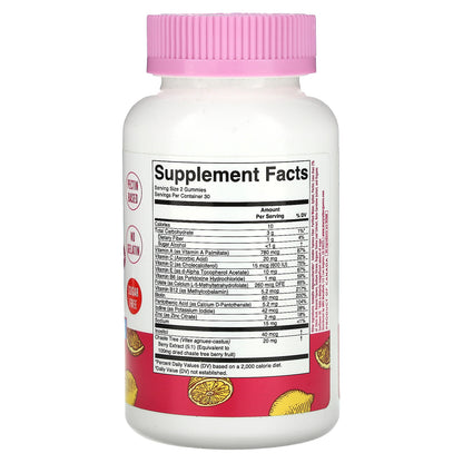 MaryRuth's, Women's 40+ Multivitamin Gummies With Chaste Tree Berry, Lemonade, 60 Gummies