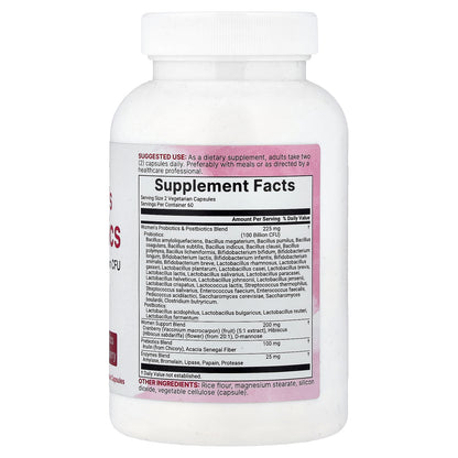 Micro Ingredients, Women's Probiotics, 120 Vegetarian Capsules