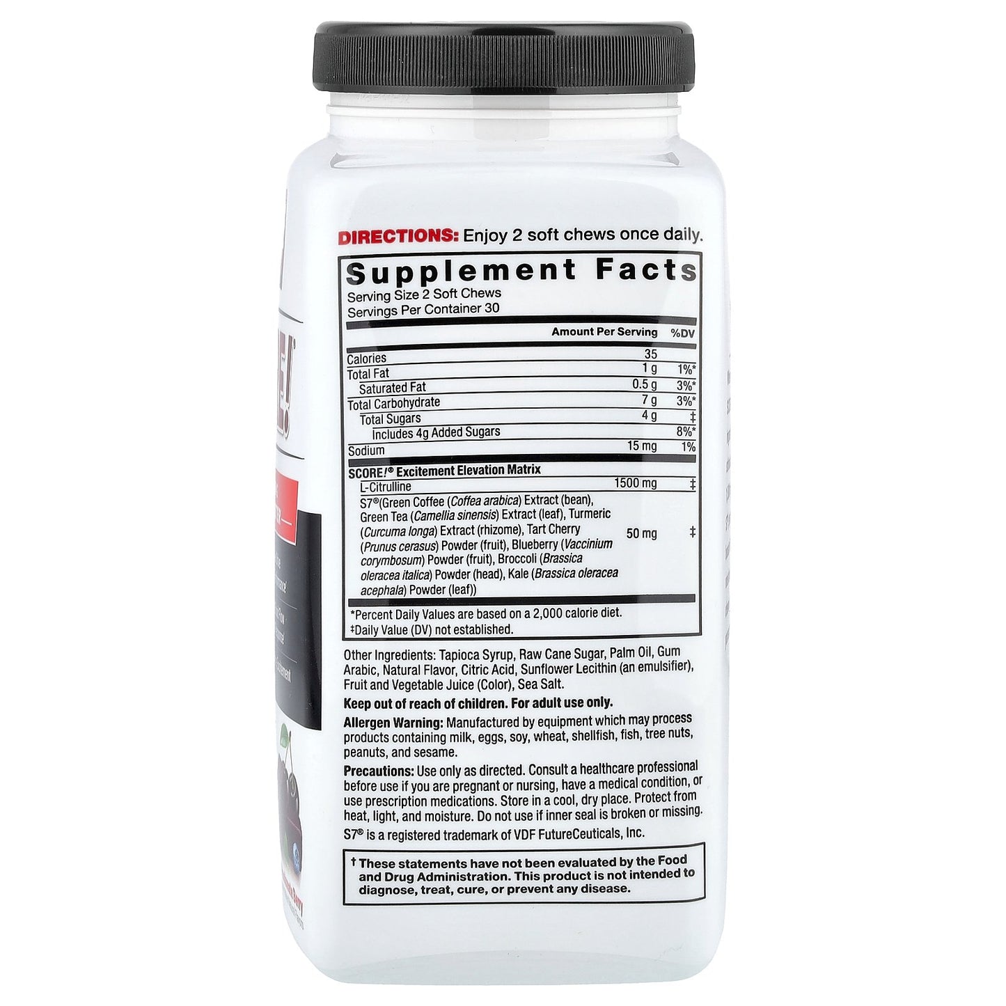 Force Factor, Score!®, Fast-Acting Libido Booster, Passionate Berry, 60 Soft Chews