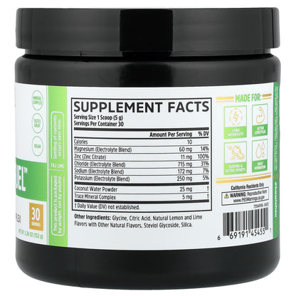 Zhou Nutrition, Hydro-Fuel™, Advanced Electrolyte Complex, Lemon Lime, 5.36 oz (152 g)