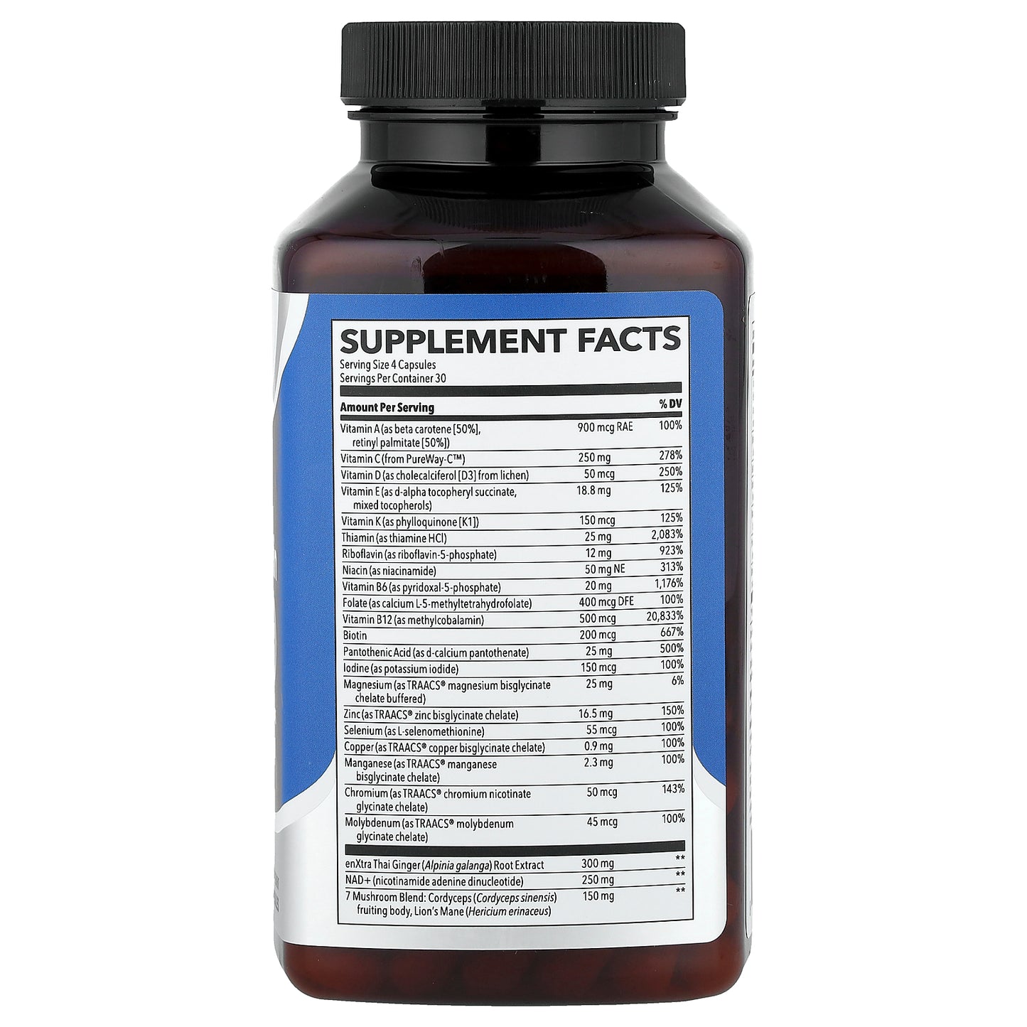 LifeSeasons, Therapeutics, Men's Multivitamin, High Potency, 120 Veg Capsules