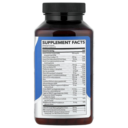 LifeSeasons, Therapeutics, Men's Multivitamin, High Potency, 120 Veg Capsules