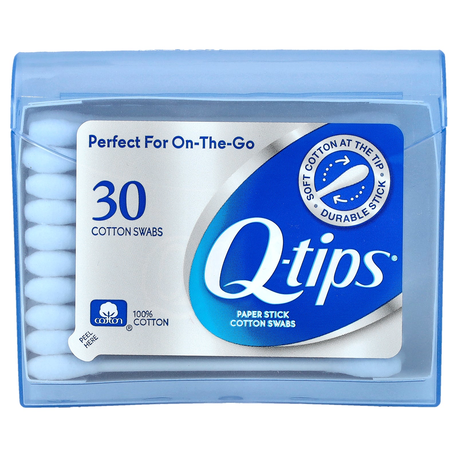 Q-tips, Paper Stick Cotton Swabs, 30 Swabs