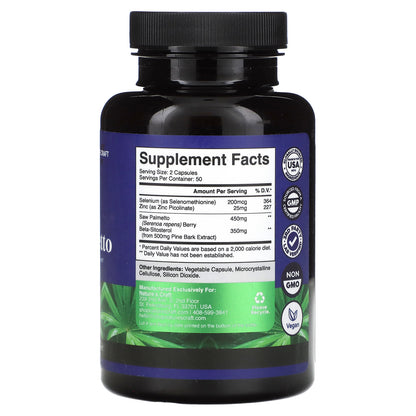 Nature's Craft, Men's Saw Palmetto , 100 Capsules