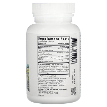 Michael's Health, Stress Adrenal Support, 90 Vegetarian Tablets