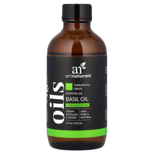 artnaturals, Essential Oil, Basil, 4 fl oz (118 ml)