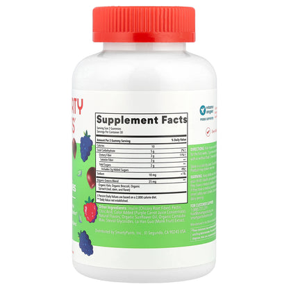 SmartyPants, Kids Fiber & Veggies Gummies, Mixed Berry, 60 Gummies