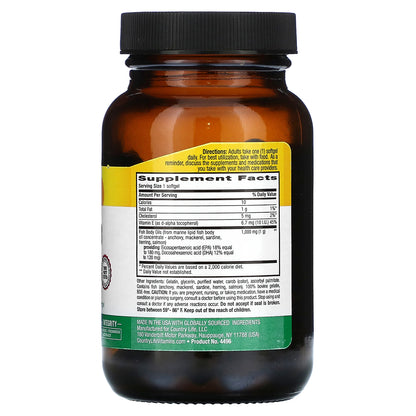 Country Life, Natural Omega-3, 1,000 mg, 50 Softgels