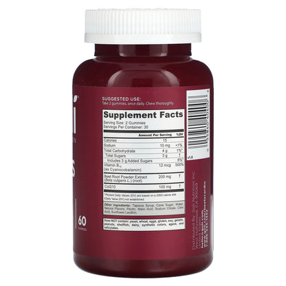 Goli Nutrition, Beets Cardio Gummies, 60 Gummies