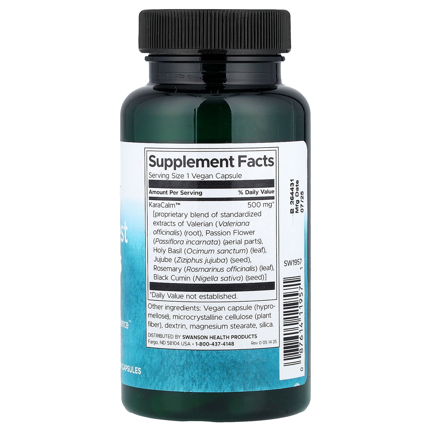 Swanson, Deep Rest & Stress Relief, 60 Vegan Capsules