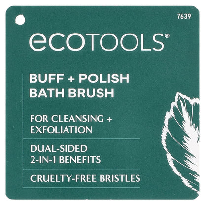 EcoTools, Buff + Polish Bath Brush, 1 Brush