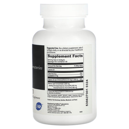 DaVinci Laboratories, Omega 3 HP-D, 60 Softgels