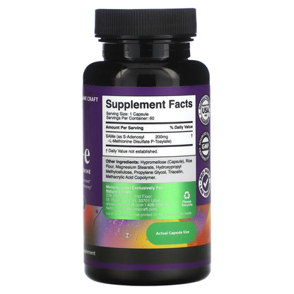 Nature's Craft, SAM-e, 200 mg, 60 Capsules