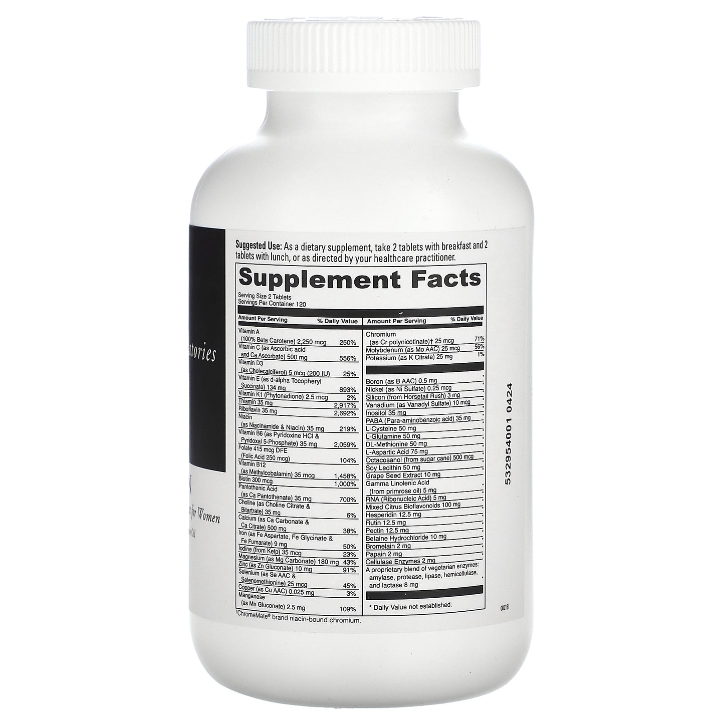 DaVinci Laboratories, Spectra Woman, Multiple Vitamin/Mineral, 240 Tablets