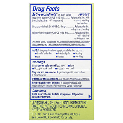 Boiron, Diaralia On The Go, 2 Portable Tubes, Approx. 80 Pellets Each