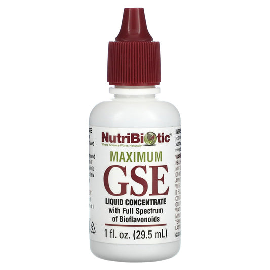 NutriBiotic, Maximum GSE, Liquid Concentrate, 1 fl oz (29.5 ml)