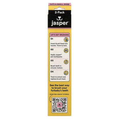 Jasper, Microbrush Kit, For Cats & Small Dogs, 3 Piece Kit